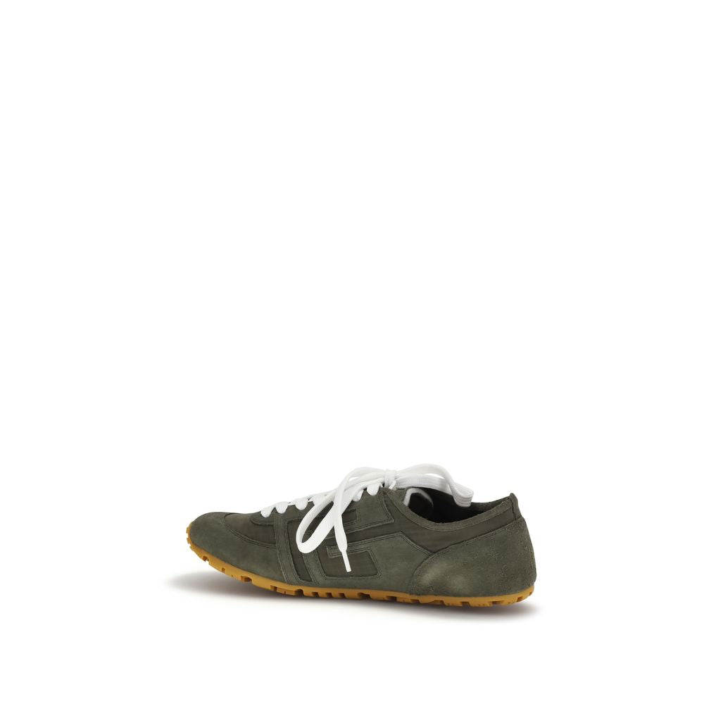 Balmain Bicolor Calf Leather Street Sneakers