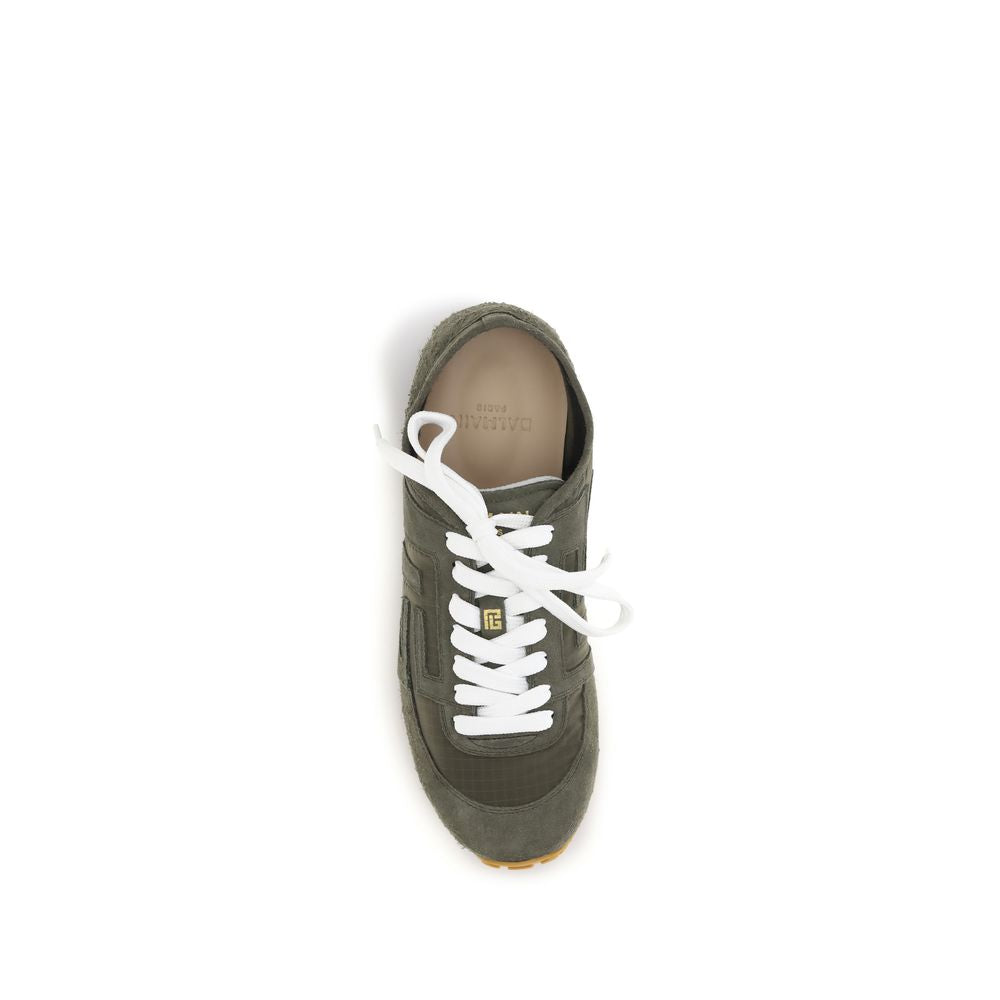 Balmain Bicolor Calf Leather Street Sneakers