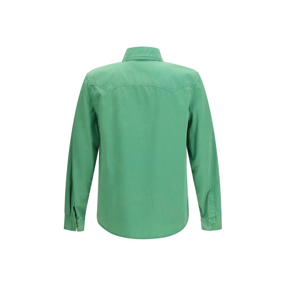 Versace Cotton Medusa Head Shirt in Bicolor