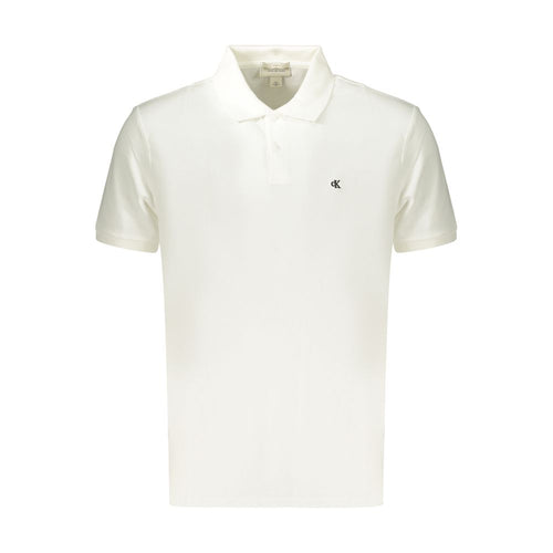 White Cotton Men's Polo Shirt mens luxury fashion - Mens Edit