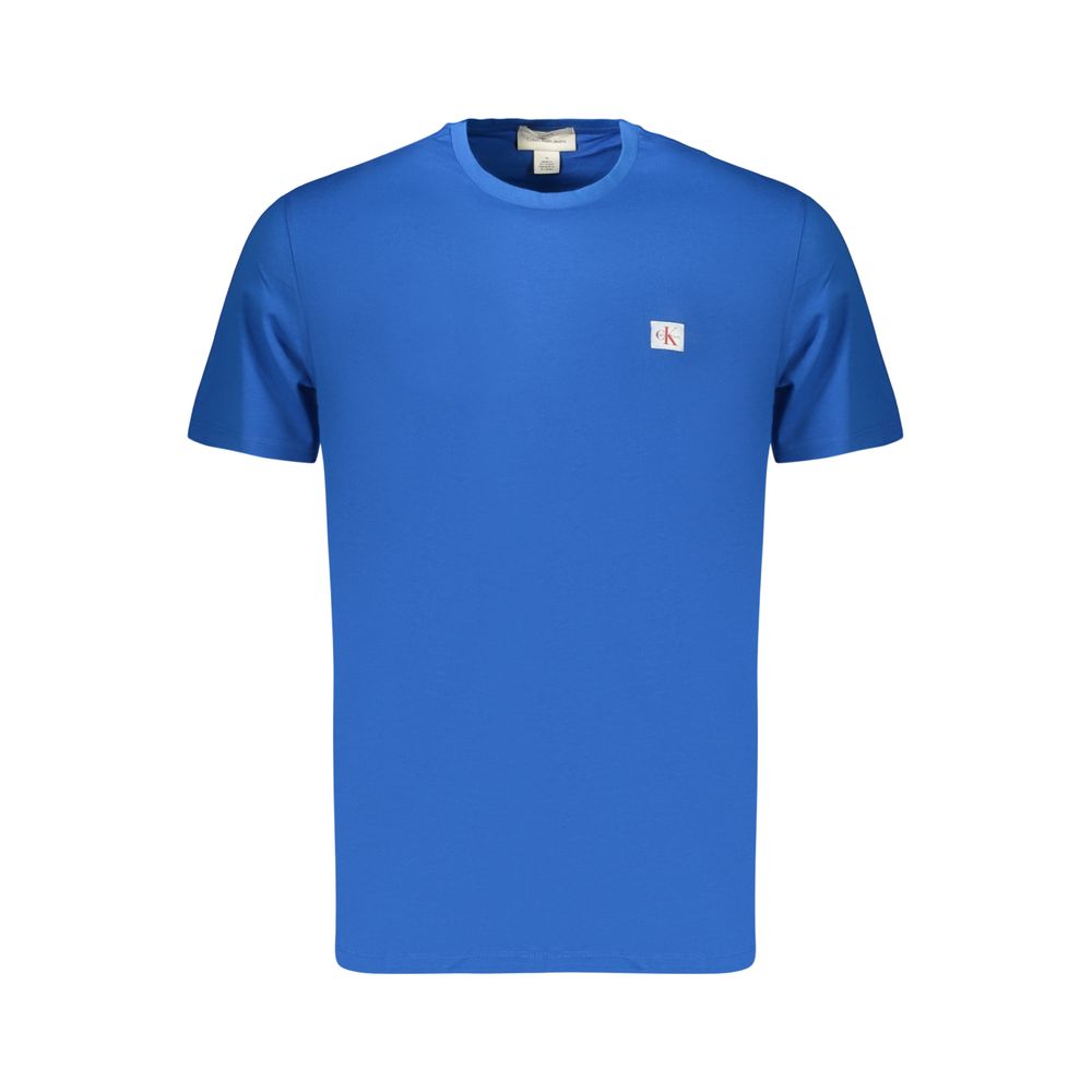 Blue Cotton Men's T-Shirt mens luxury fashion - Mens Edit