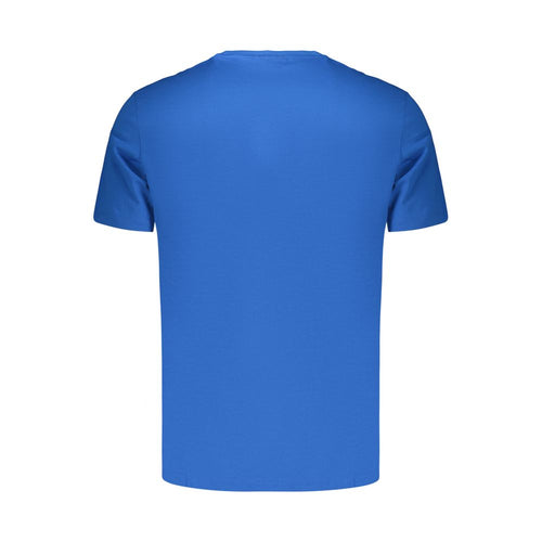 Calvin Klein Μπλε Βαμβακερό T-Shirt