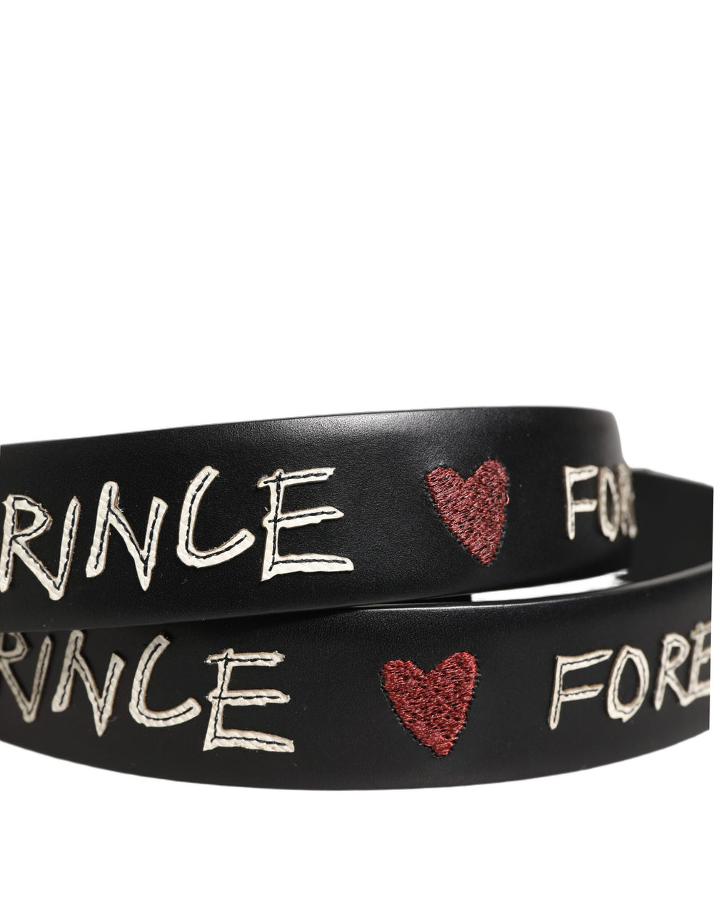 Dolce & Gabbana Calf Leather Belt in Black
