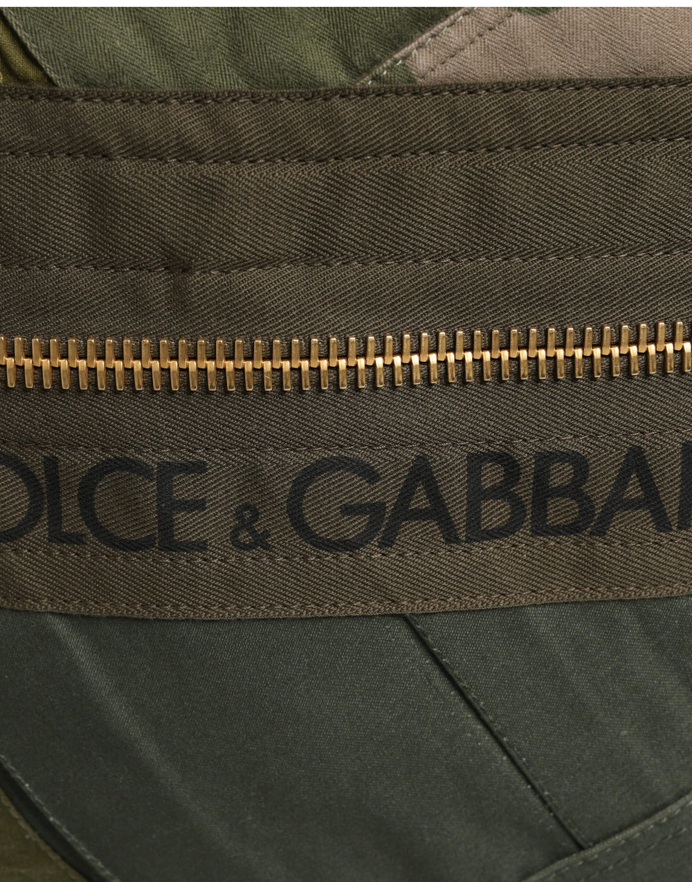 Dolce & Gabbana Patchwork Rucksack in Military Green