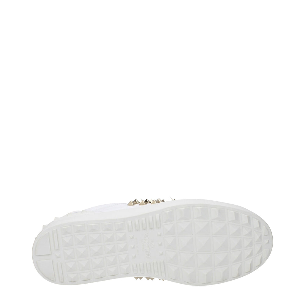 Valentino Garavani Leather Low-Top Sneakers in White