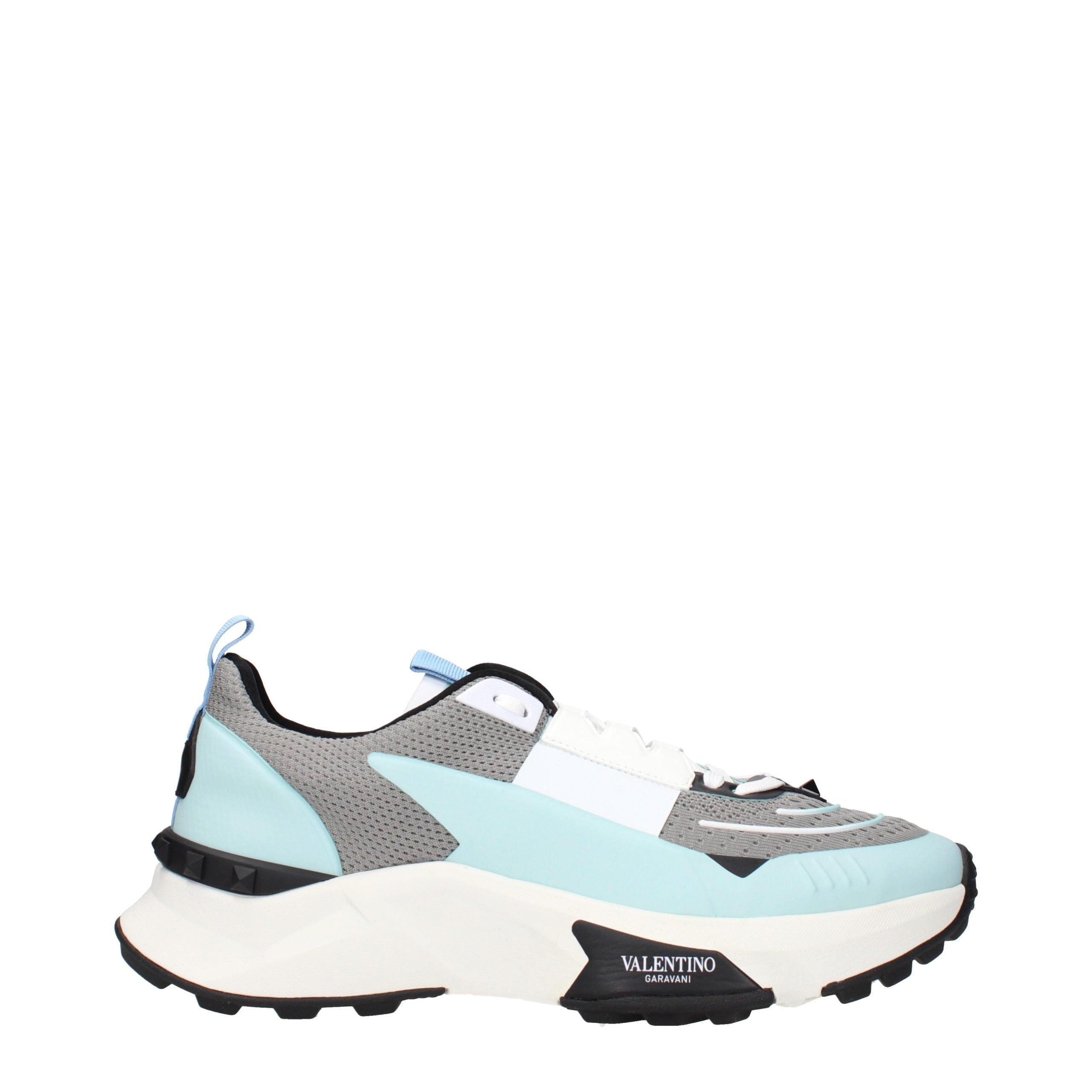 Valentino Garavani Low-Top Fabric Sneakers in Gray