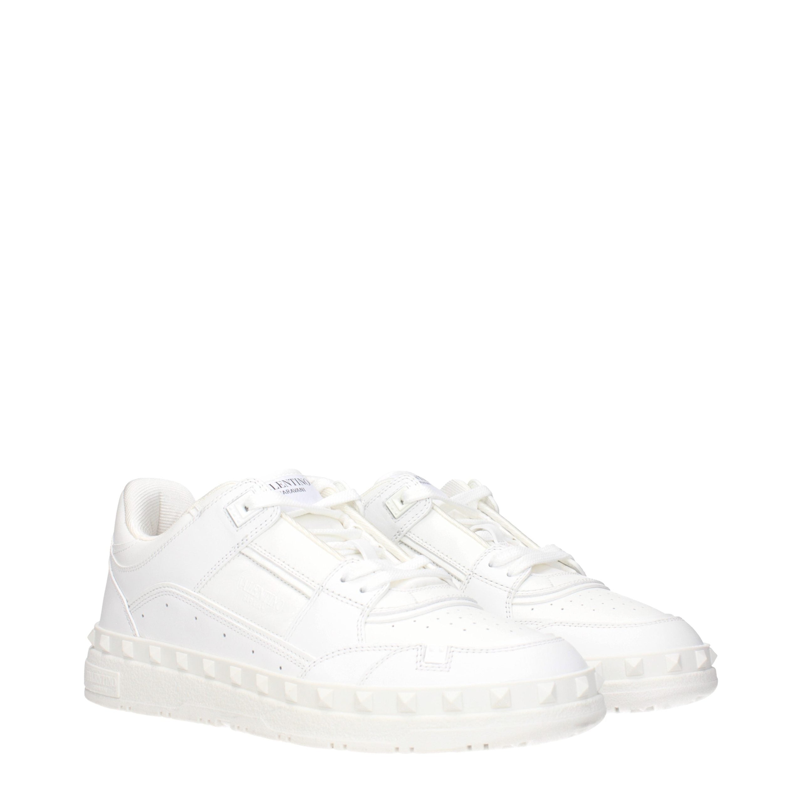 Valentino Garavani Full-Grain Calfskin Leather Sneakers