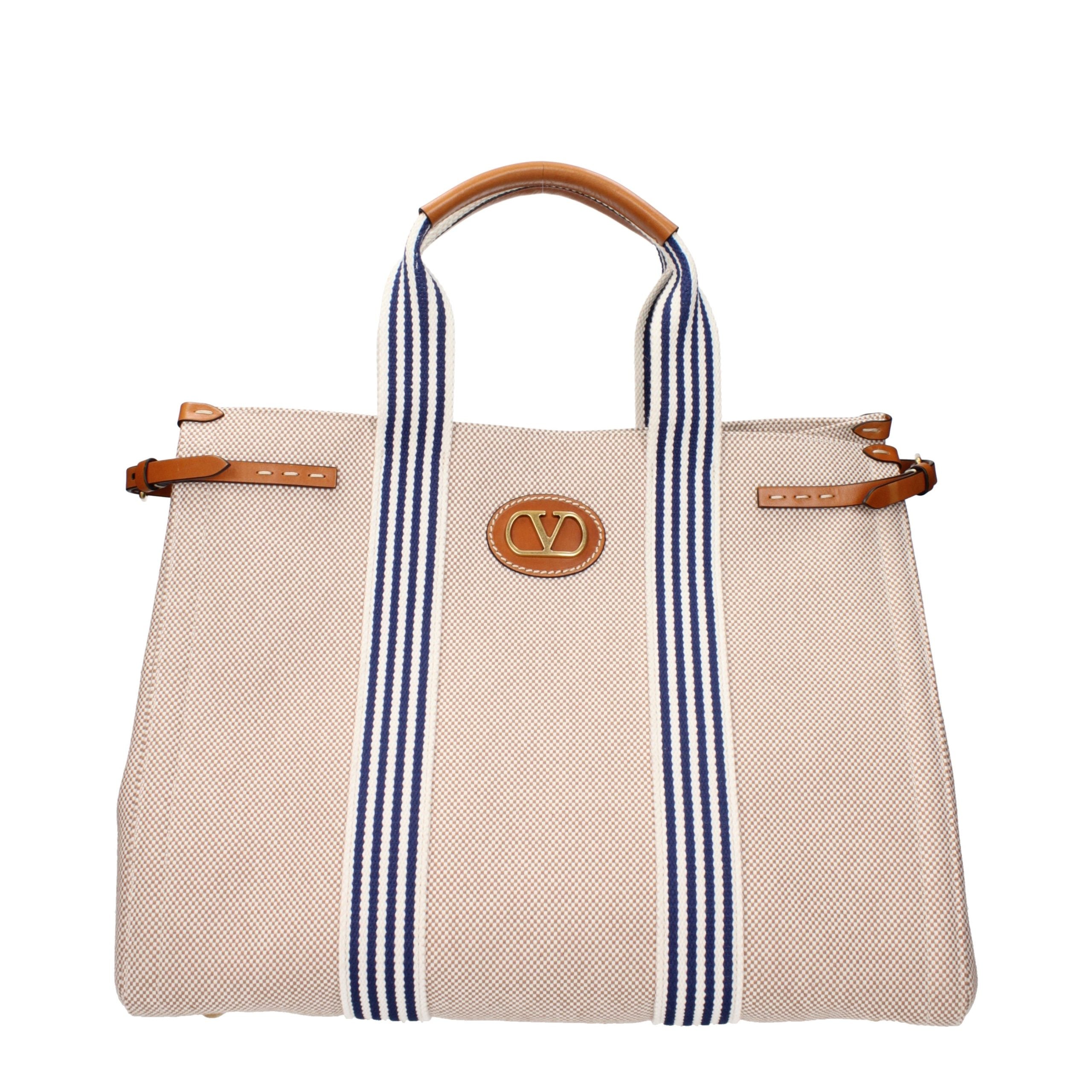 Valentino Garavani Fabric Handbag in Beige