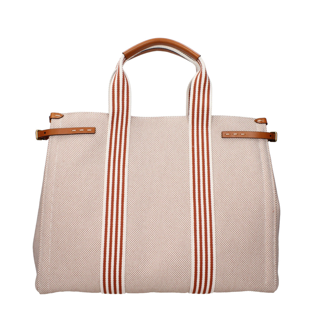 Valentino Garavani Fabric Shoulder Bag in Beige