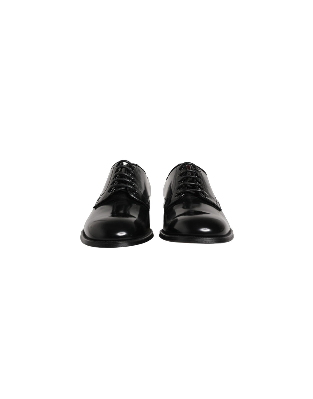 Dolce & Gabbana Calfskin Leather Derby Shoes in Black