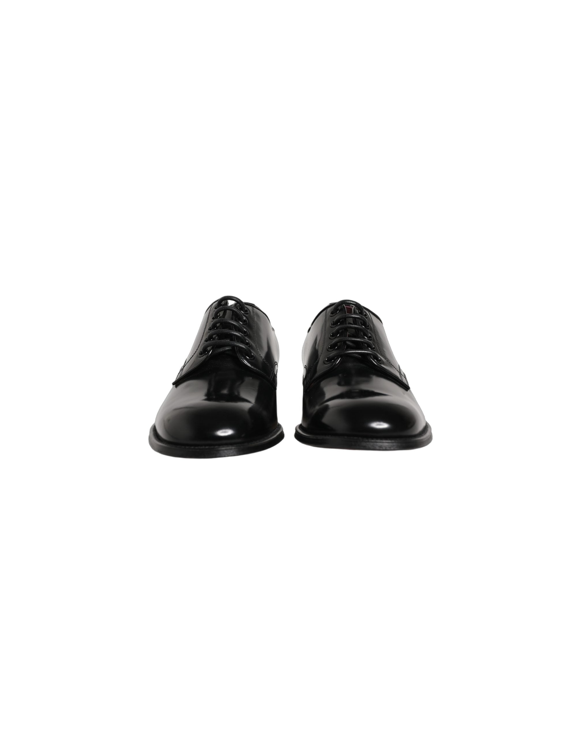 Dolce & Gabbana Δερμάτινα Derby Shoes από δέρμα μοσχαριού σε Μαύρο