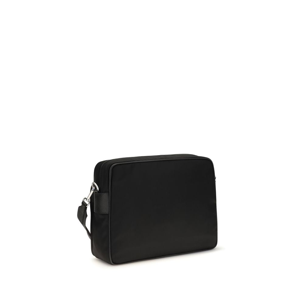 Prada Re-Nylon Recycled Polyamide Shoulder Bag in Black