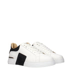 Philipp Plein Logo Leather Low-Top Sneakers