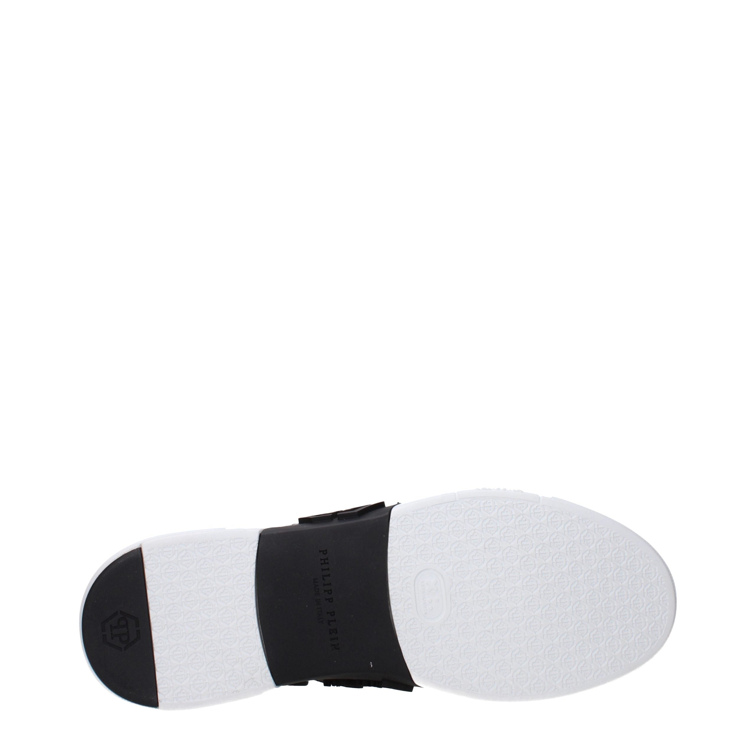 Philipp Plein Logo Leather Low-Top Sneakers