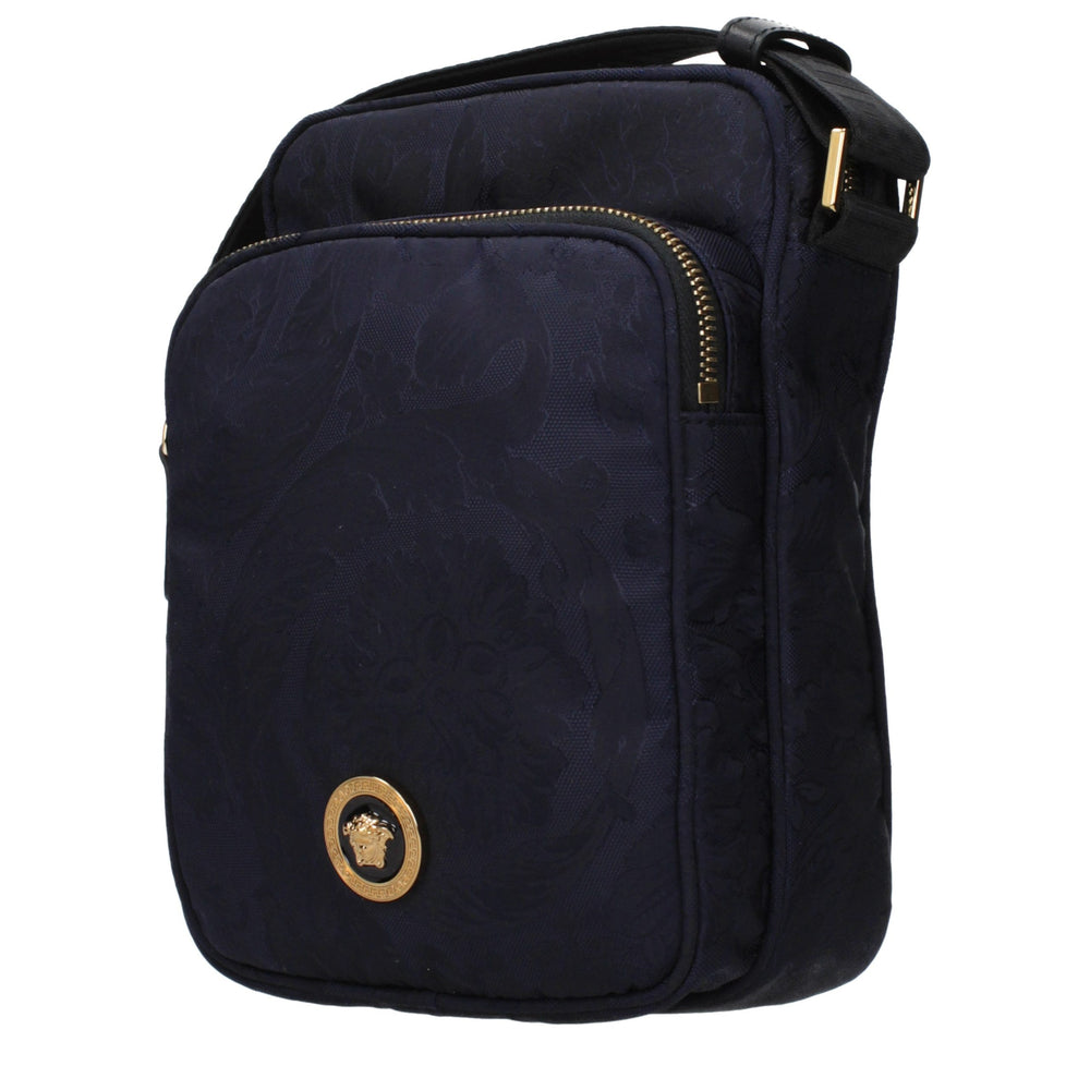 Versace Crossbody Messenger Bag από Υφασμάτινο Υλικό