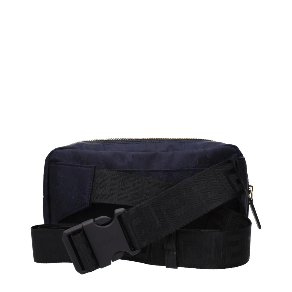 Versace Fabric Backpack in Blue