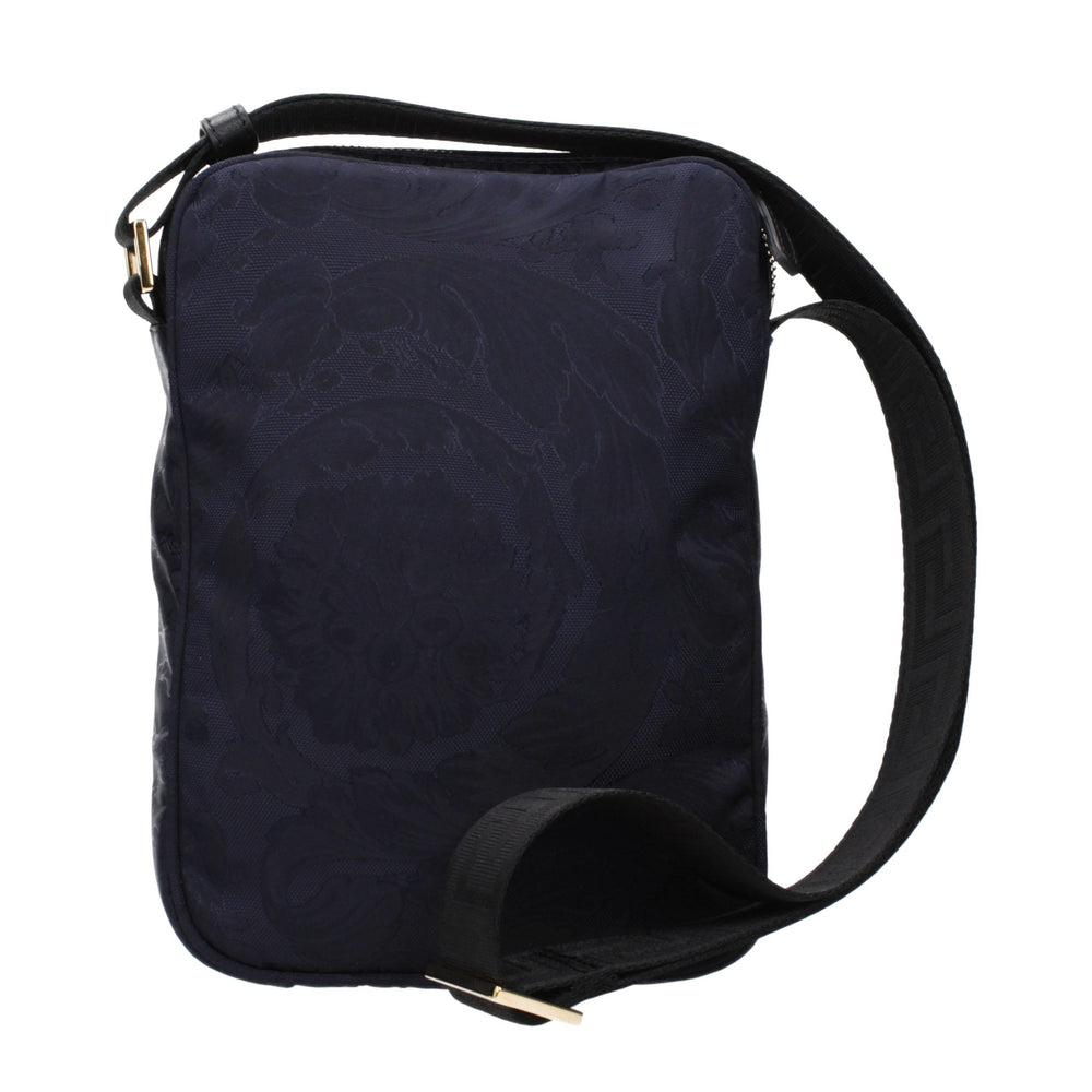 Versace Crossbody Messenger Bag από Υφασμάτινο Υλικό