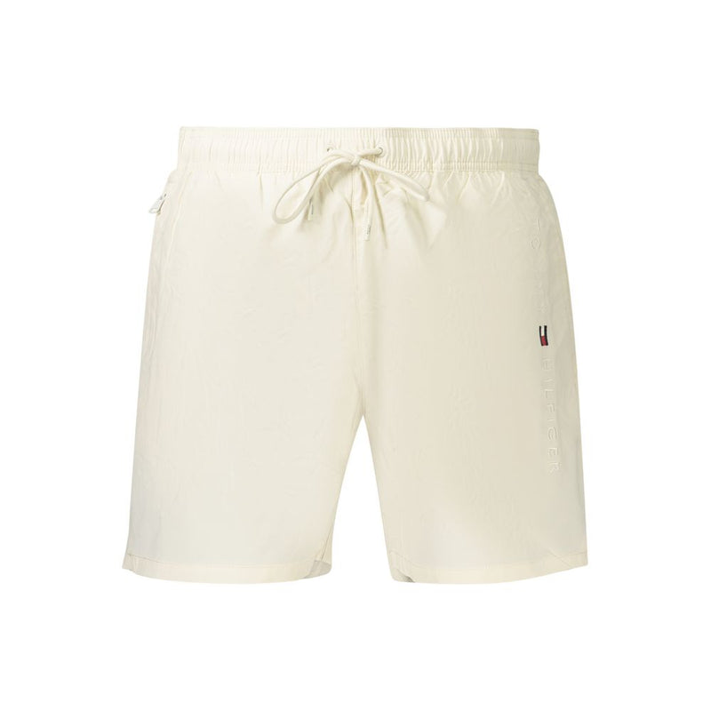 Beige Polyester Men's Short mens luxury fashion - Mens Edit