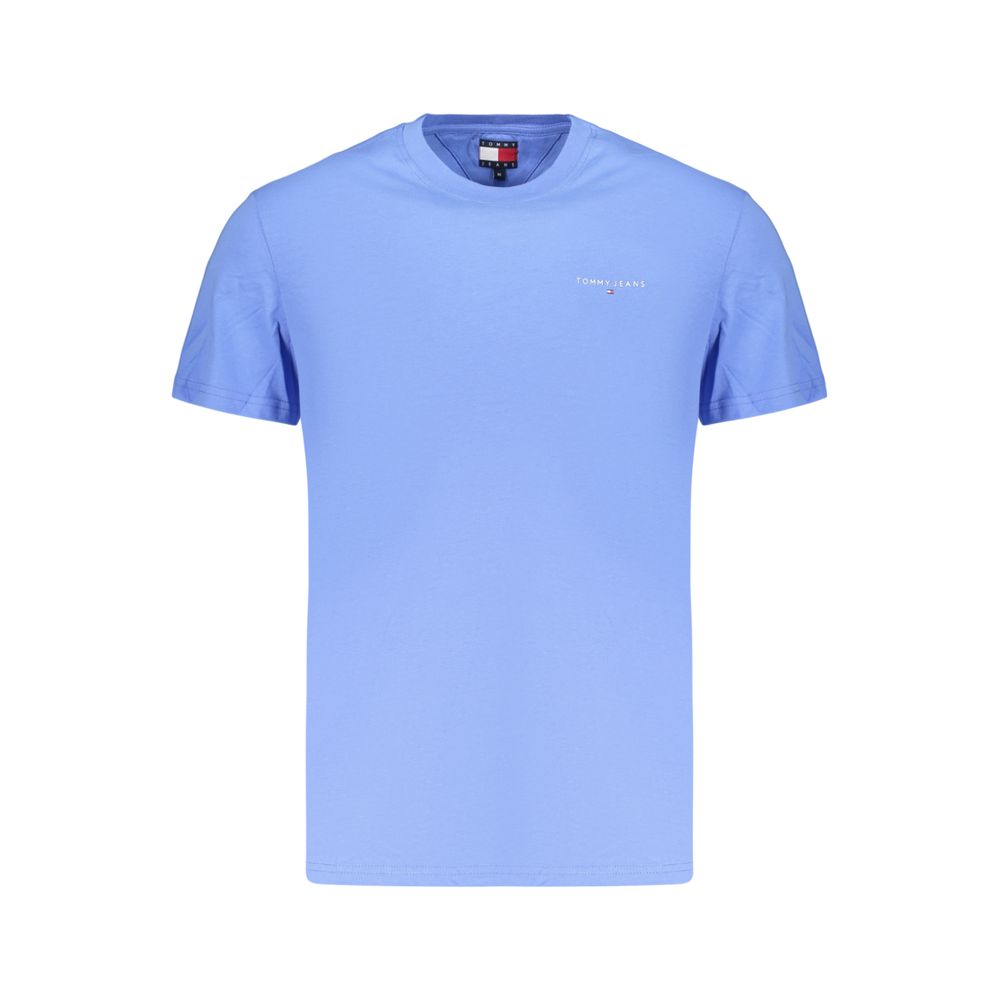 Light Blue Cotton Men's T-Shirt mens luxury fashion - Mens Edit