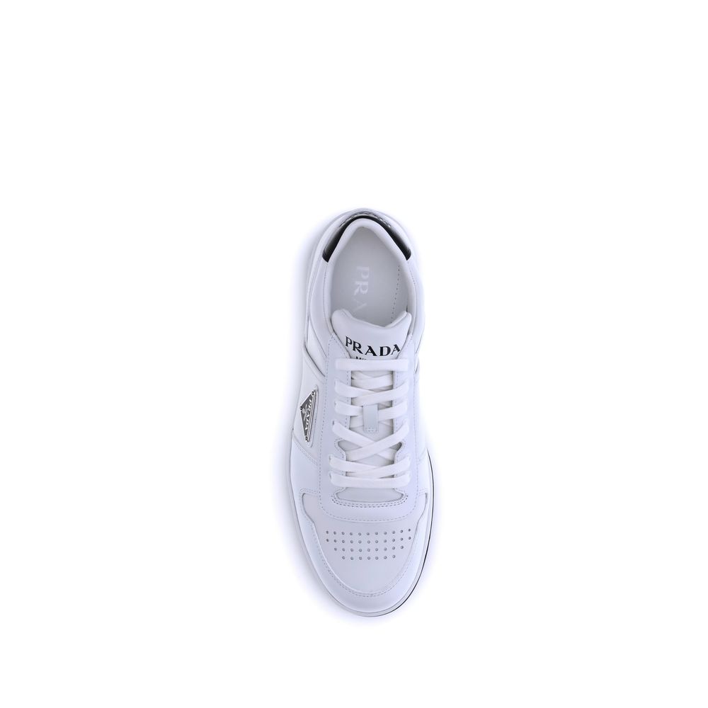 Prada Δερμάτινα Sneakers Low-Top σε Λευκό