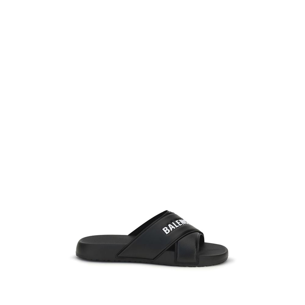 Black Rubber Sandals mens luxury fashion - Mens Edit