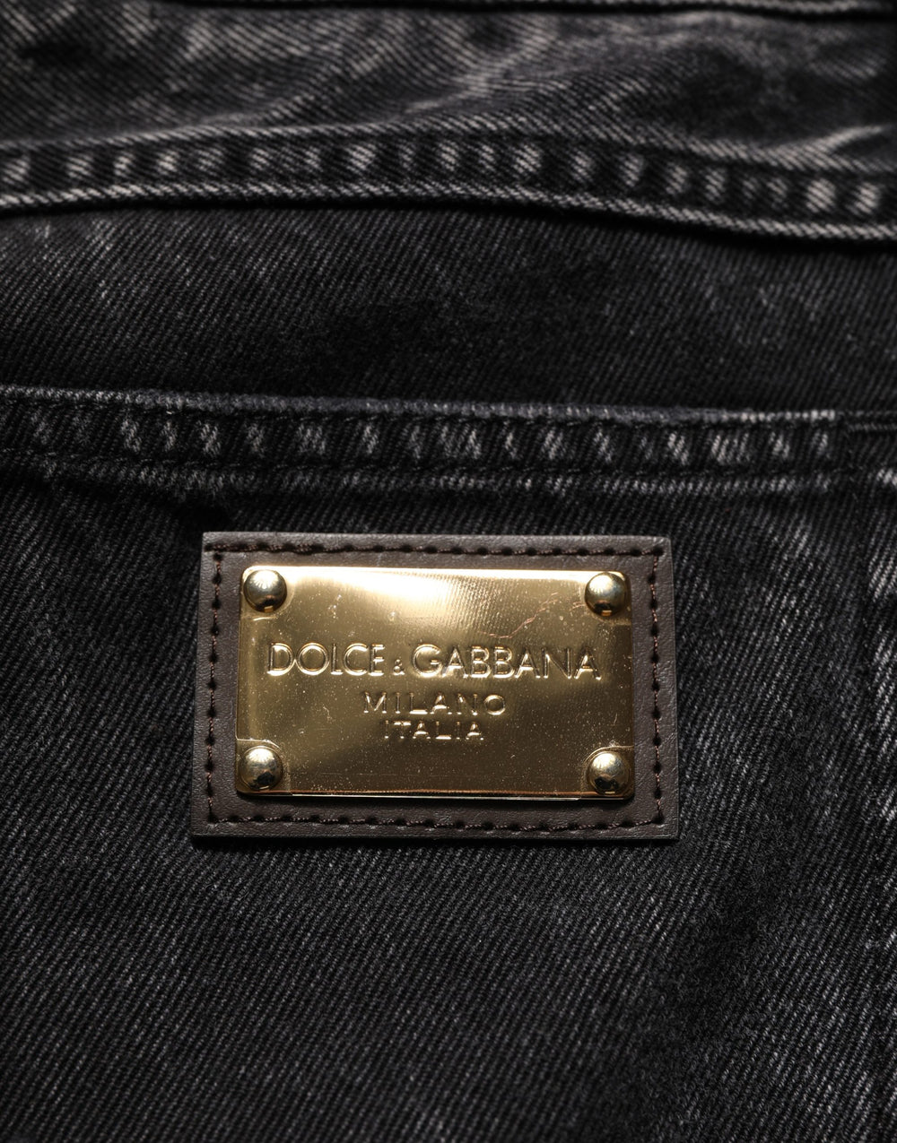 Black Distressed Cotton Straight Denim Jeans mens luxury fashion - Mens Edit