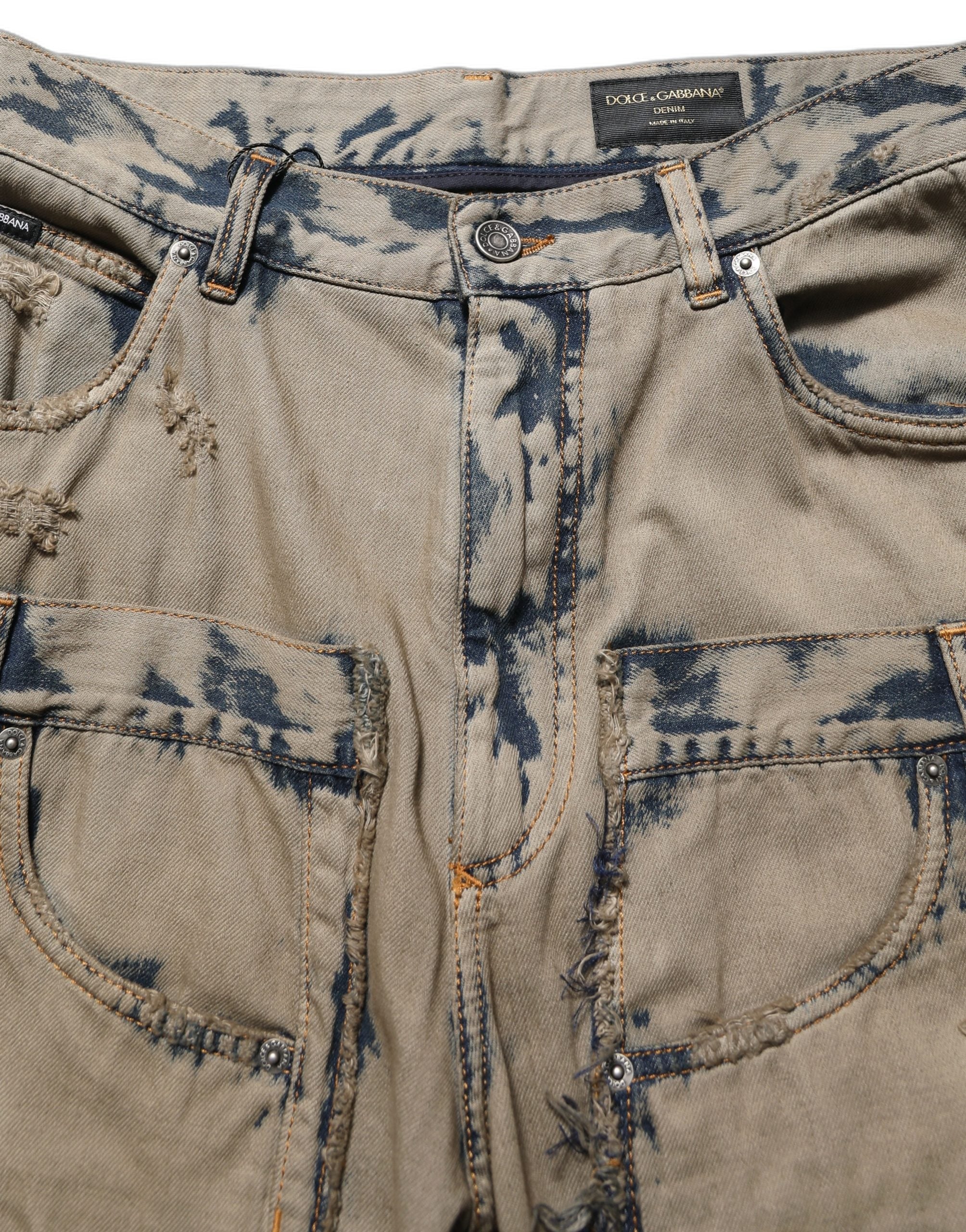 Dolce & Gabbana Jeans από 100% βαμβάκι σε Μπεζ