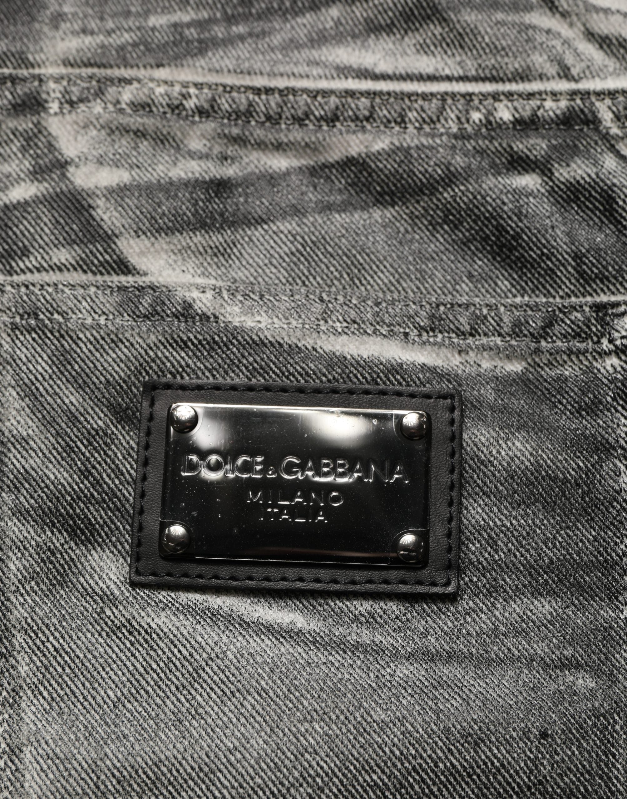 Dolce & Gabbana Jeans Straight-Leg σε Γκρι