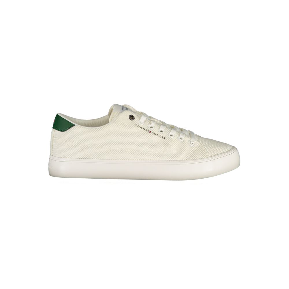 Bianco Polyester Men's Sneaker mens luxury fashion - Mens Edit