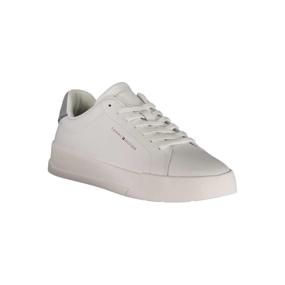 Tommy Hilfiger Λευκό Sneaker από Πολυουρεθάνη