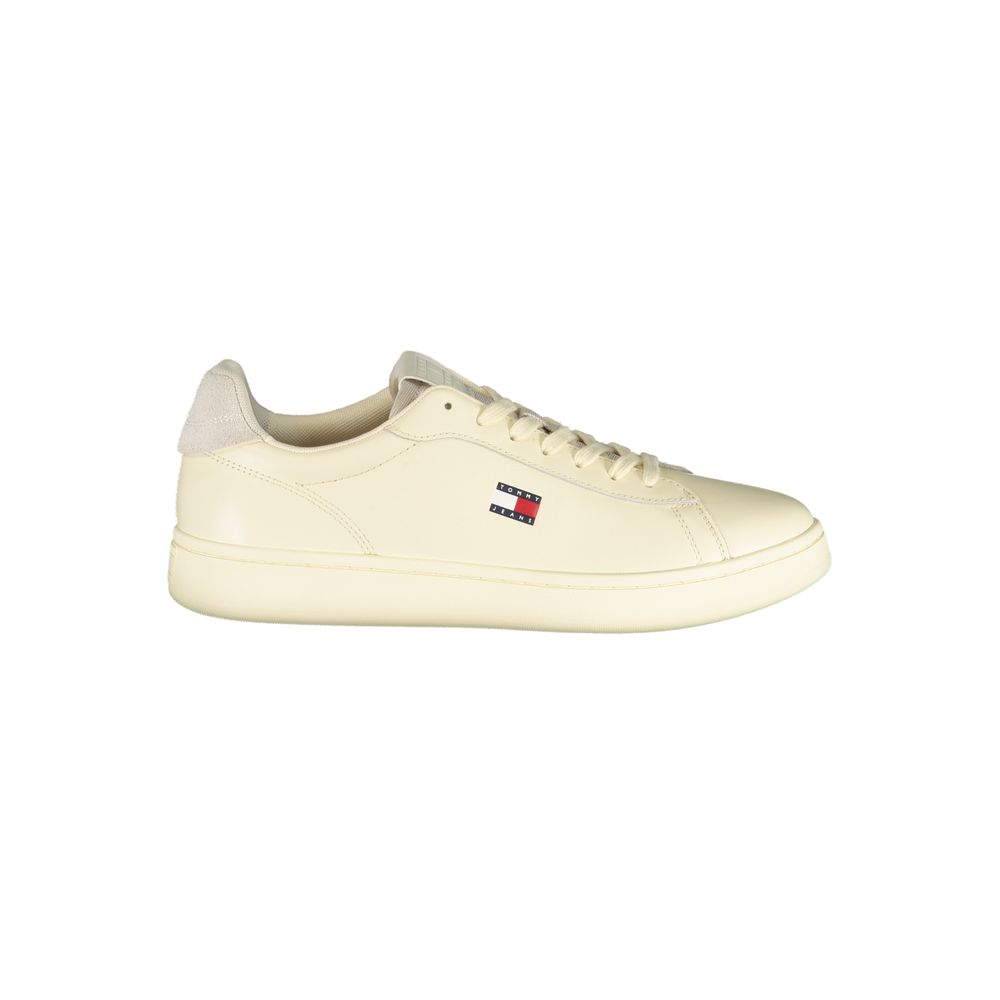 White Polyurethane Men's Sneaker mens luxury fashion - Mens Edit