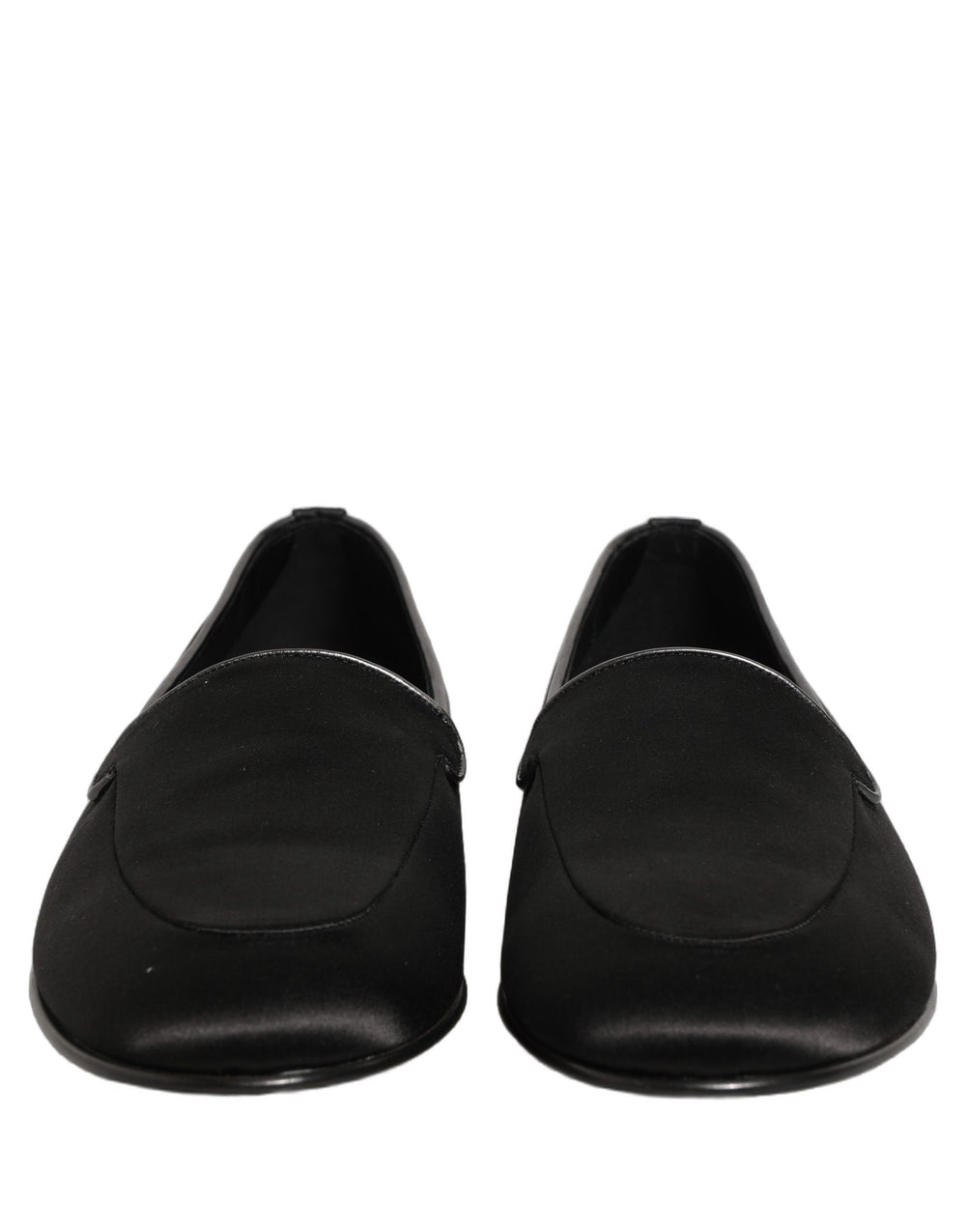 Dolce & Gabbana Calfskin Leather Slip-On Loafers in Black
