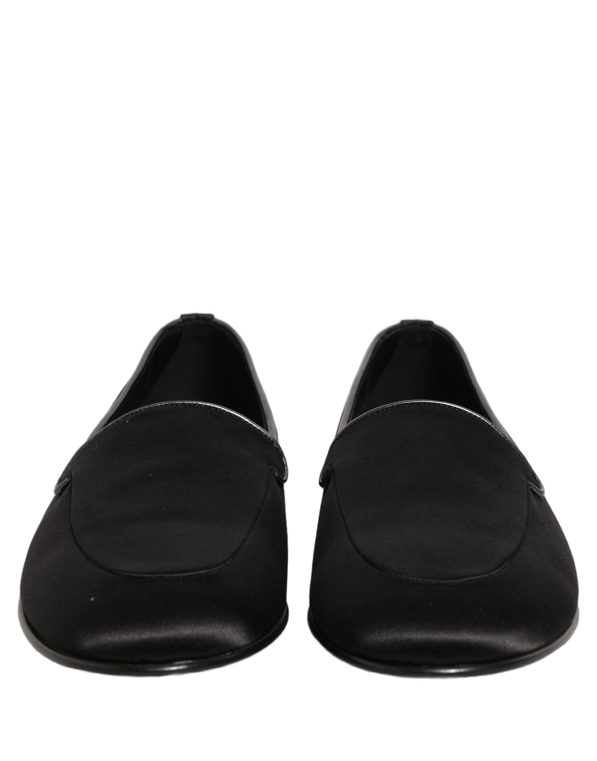 Dolce & Gabbana Δερμάτινα Slip-On Loafers από δέρμα μοσχαριού σε Μαύρο