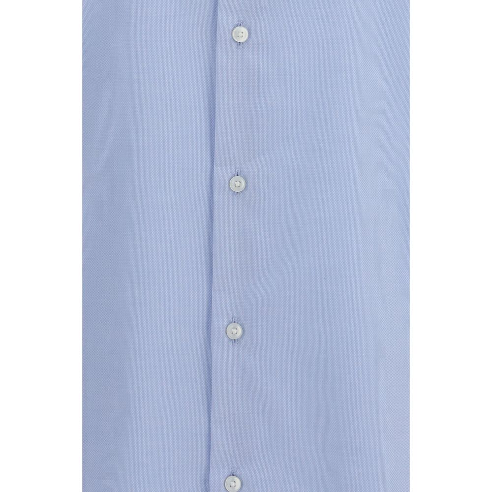 Hugo Boss Cotton Dress Shirt in Blue