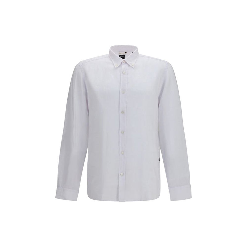 White Linen Dress Shirt mens luxury fashion - Mens Edit