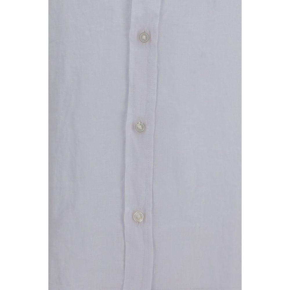 Hugo Boss 100% Linen Dress Shirt in White