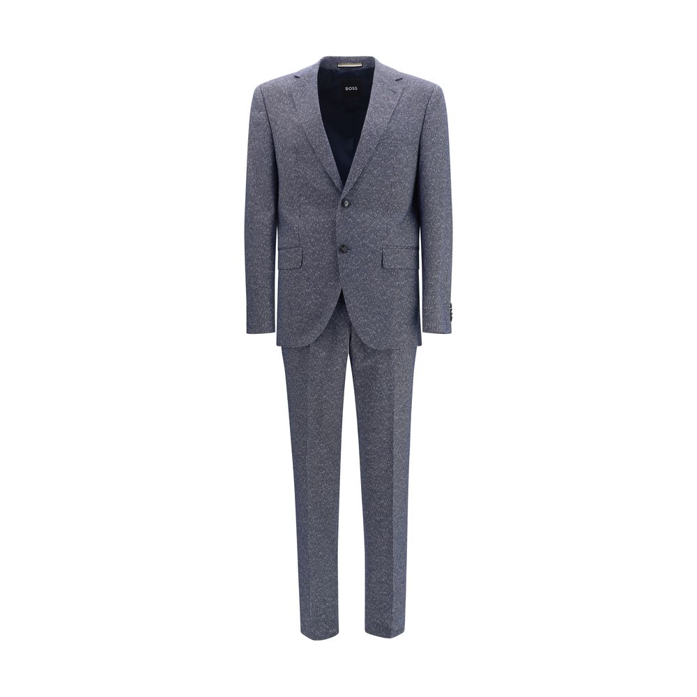 Blue Viscose Two-Piece Suit mens luxury fashion - Mens Edit
