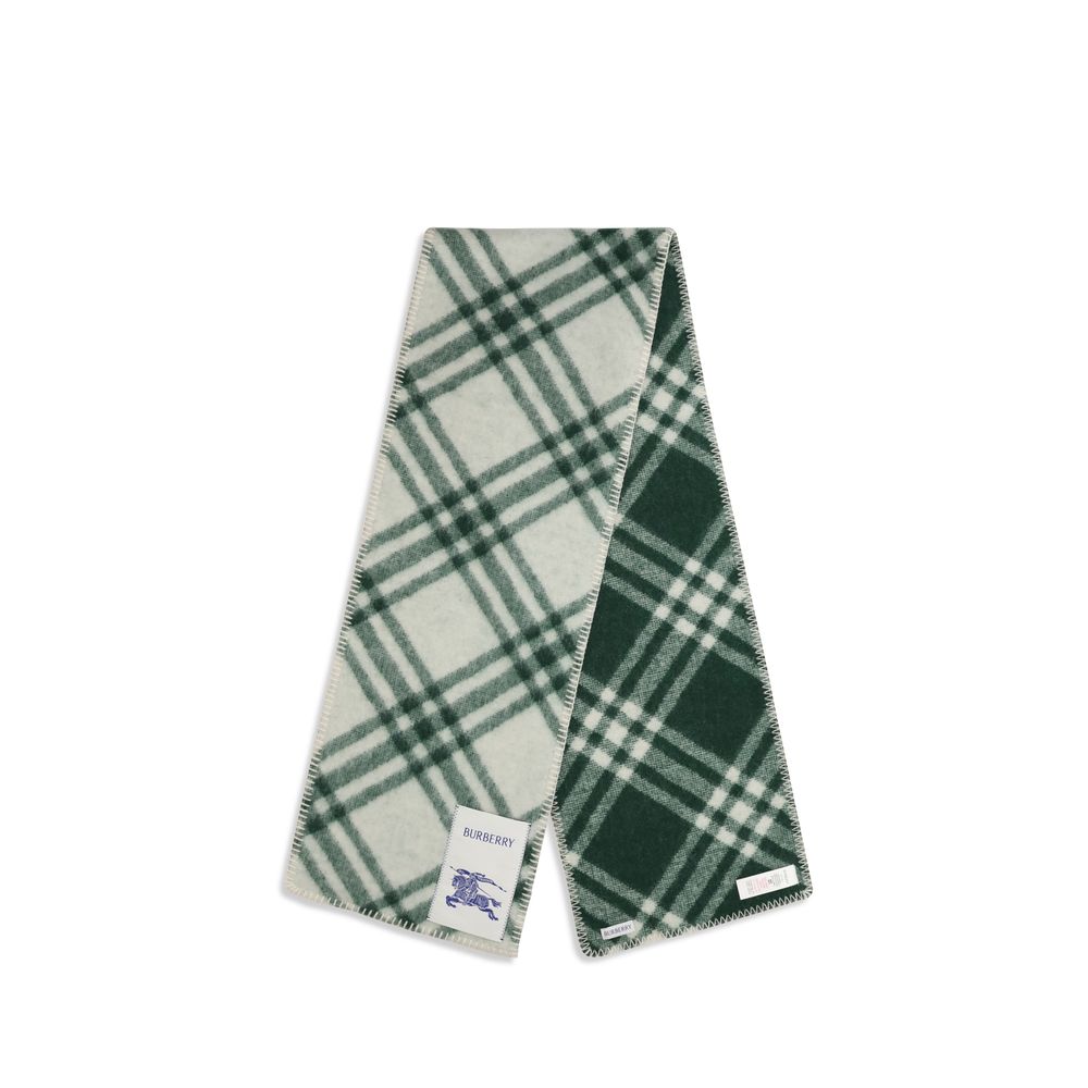 Burberry 100% Merino Wool Scarf in Bicolour