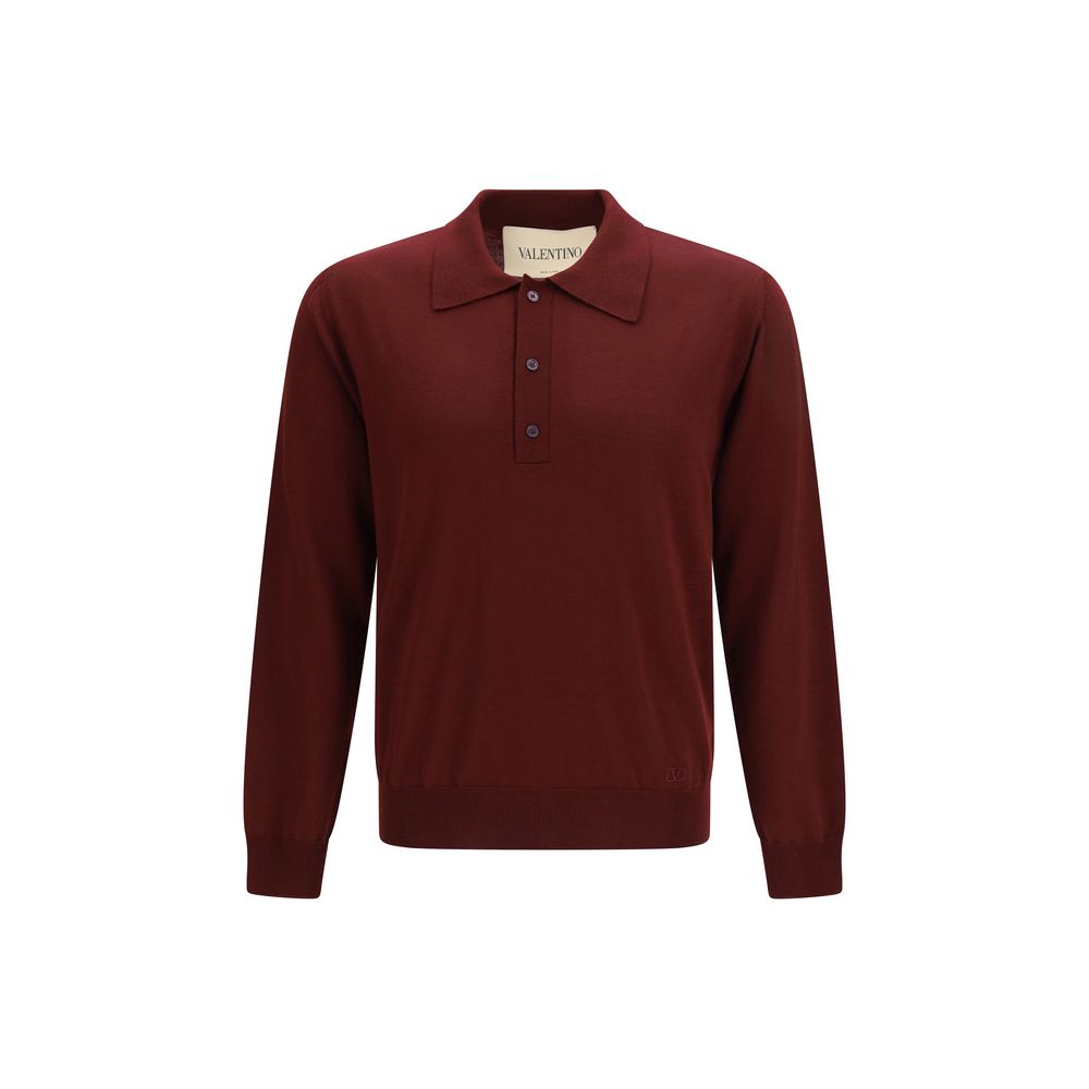 Bordeaux Wool Oves Aries Polo Shirt mens luxury fashion - Mens Edit
