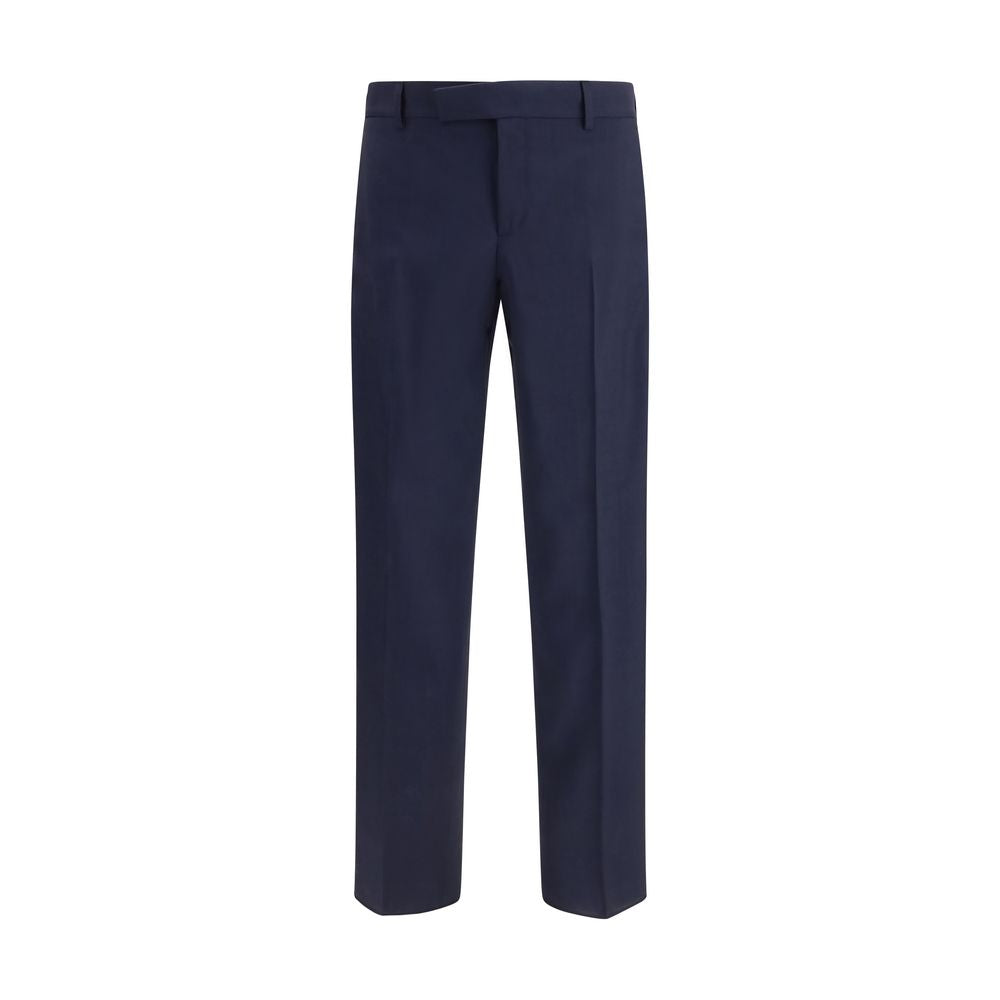 Blue Wool Oves Aries Dress Pants mens luxury fashion - Mens Edit