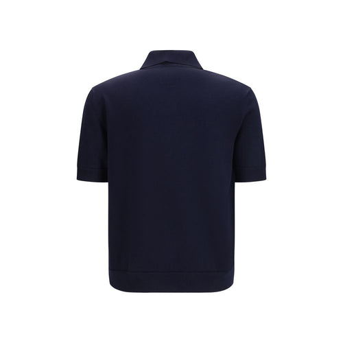 Balmain Polo από μαλλί σε Μπλε