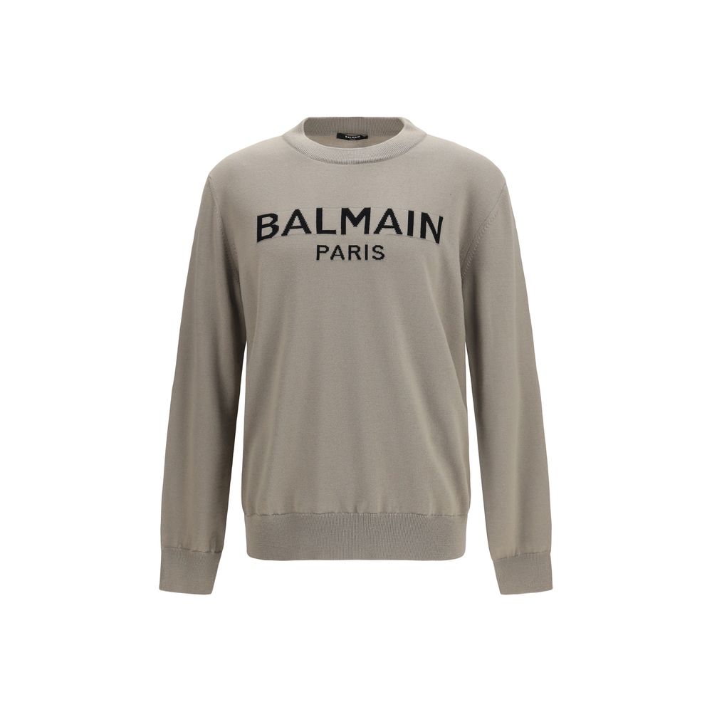 Balmain Πλεκτό από 100% Merino Μαλλί σε Bicolor