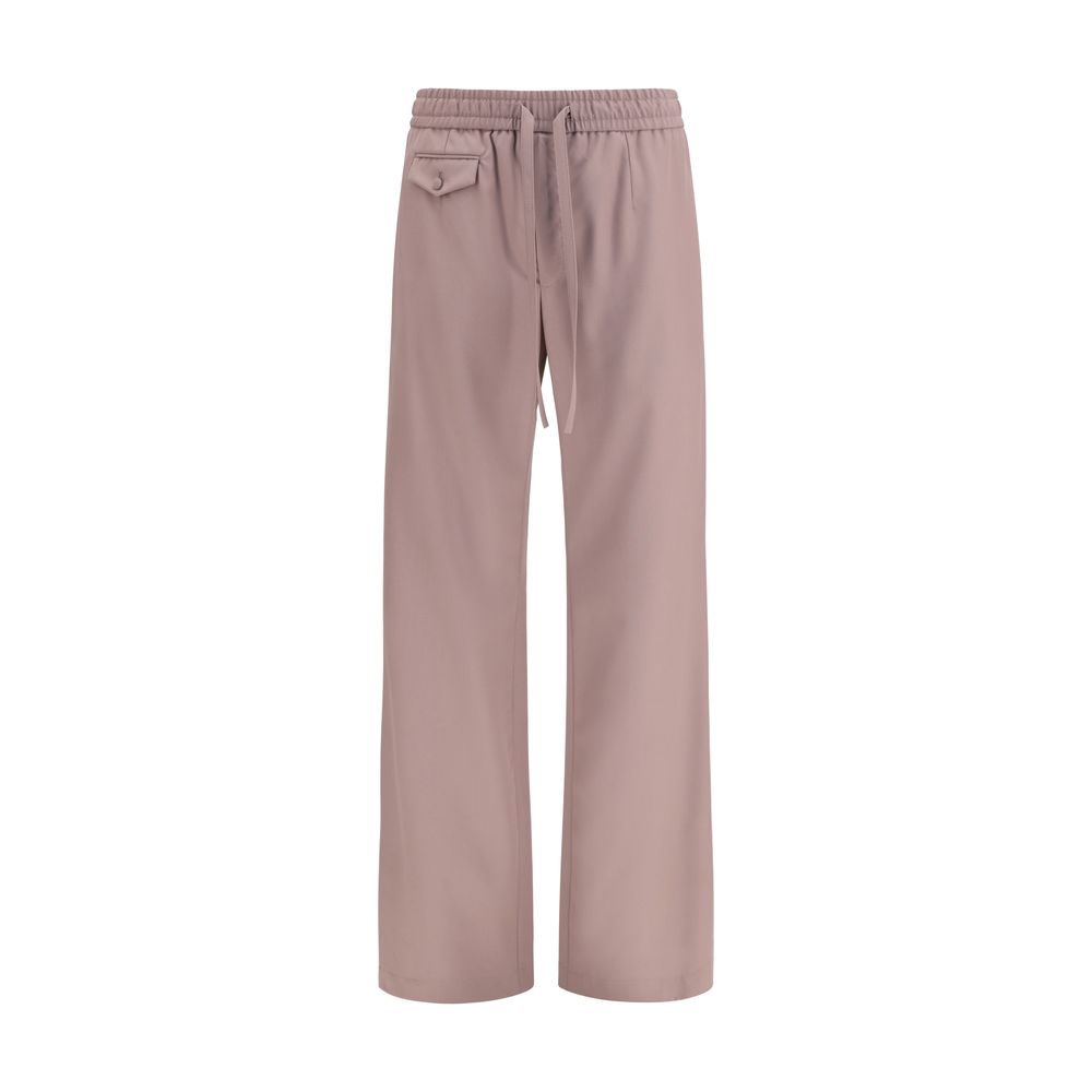 Brown Wool Oves Aries Joggers (Workout Pants) mens luxury fashion - Mens Edit