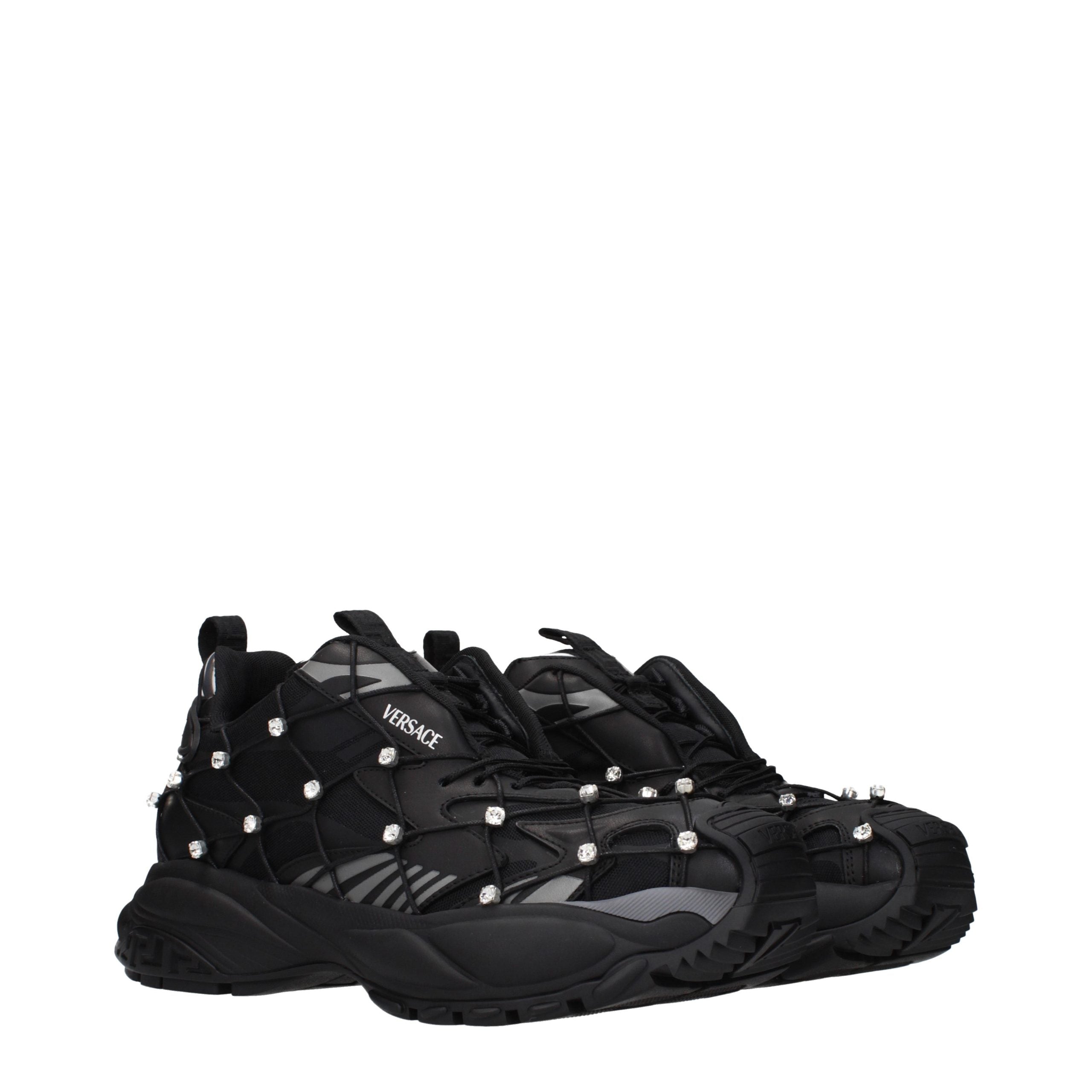 Versace Chunky Sneakers in Black