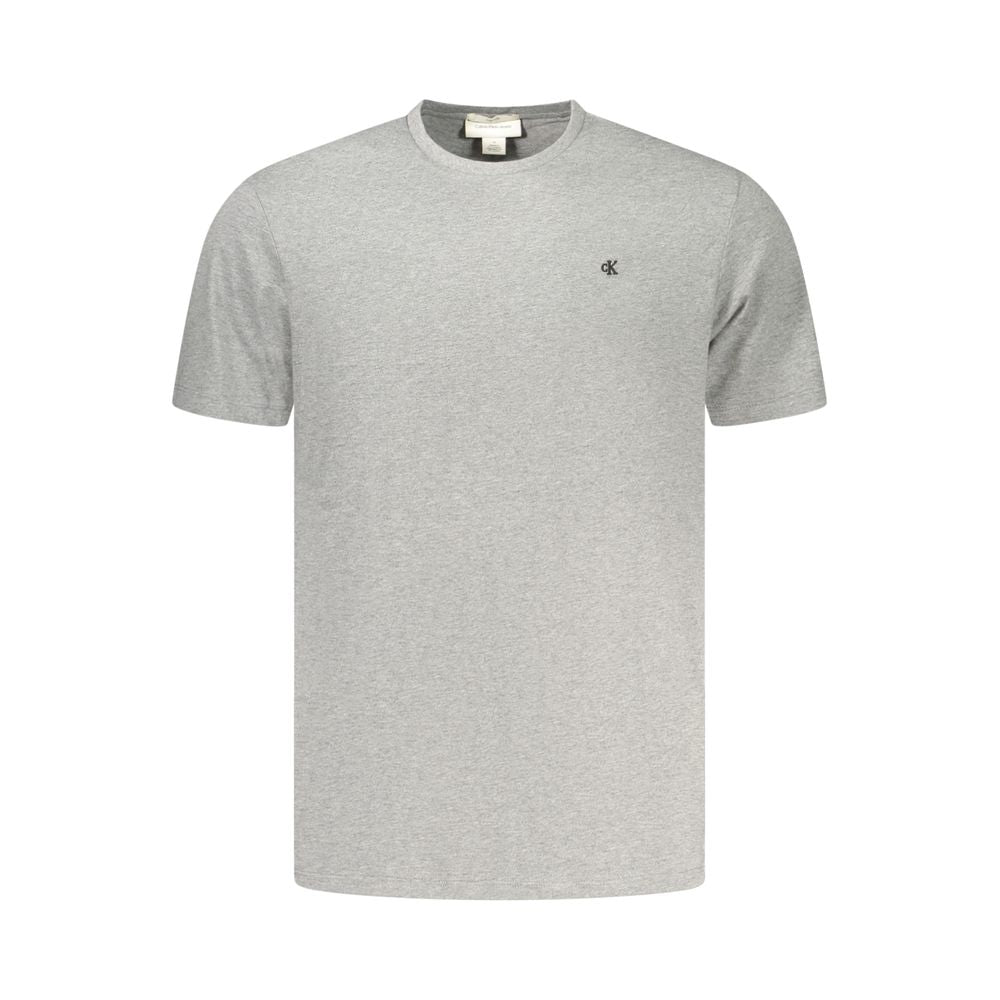 Gray Cotton Men's T-Shirt mens luxury fashion - Mens Edit