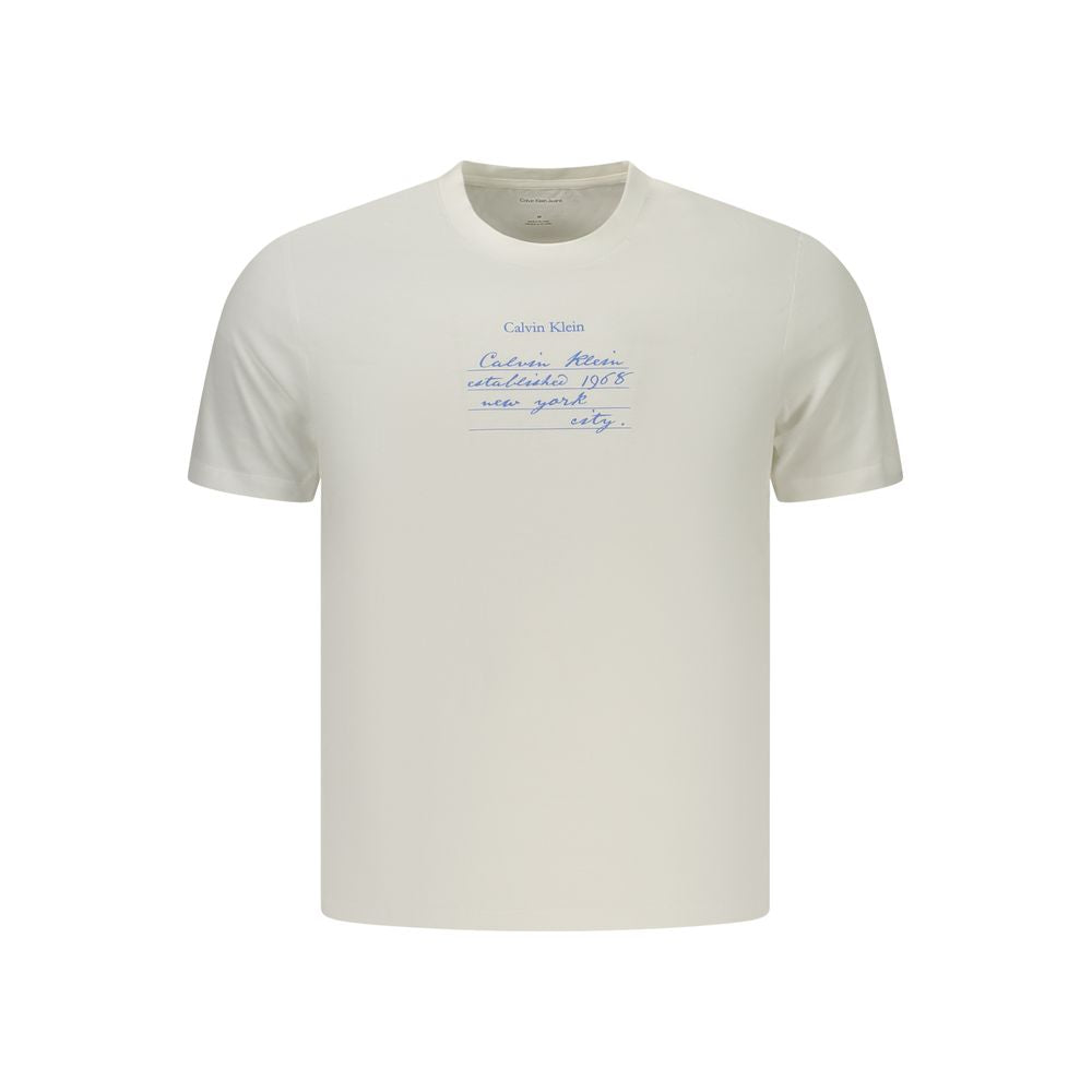 White Cotton Men's T-Shirt mens luxury fashion - Mens Edit