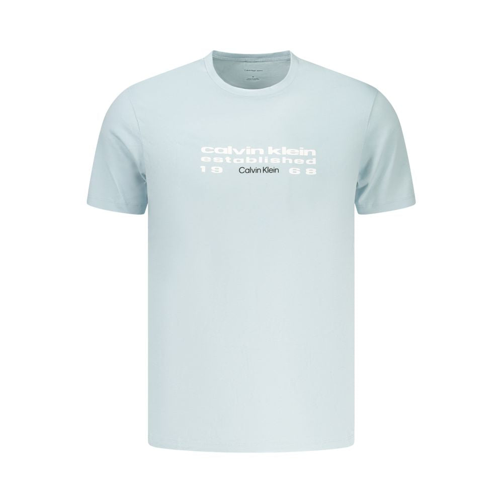 Azzurro Cotton Men's T-Shirt mens luxury fashion - Mens Edit