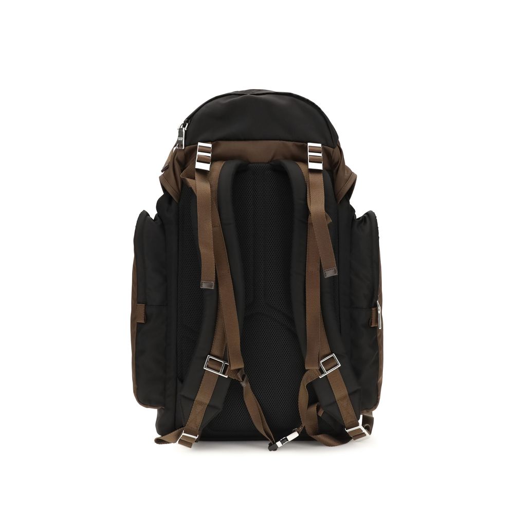 Prada Re-Nylon Backpack in Brown