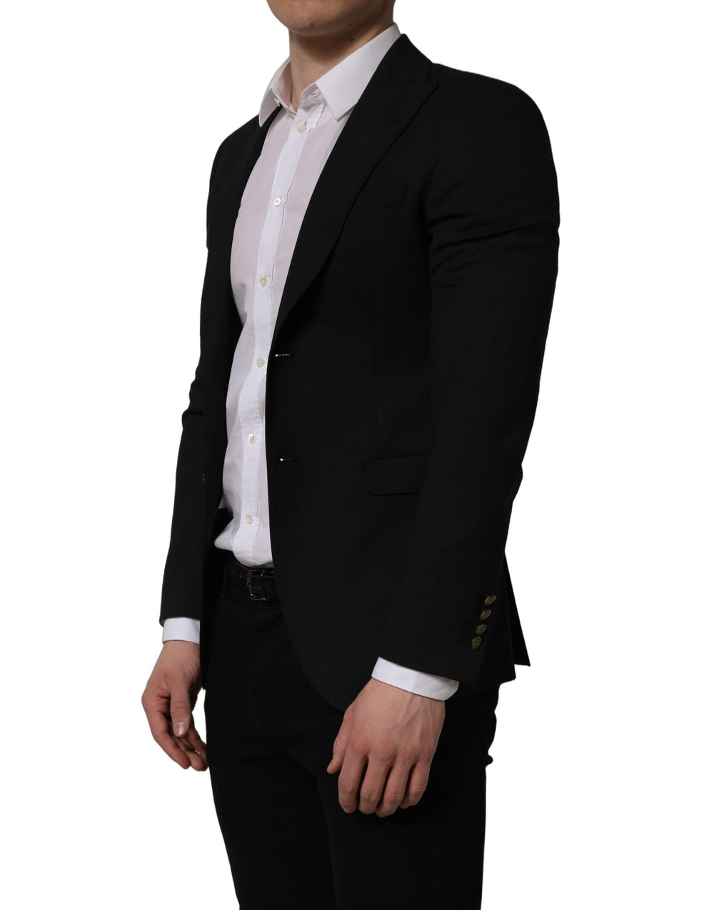 Dolce & Gabbana Single Breasted Blazer in Black