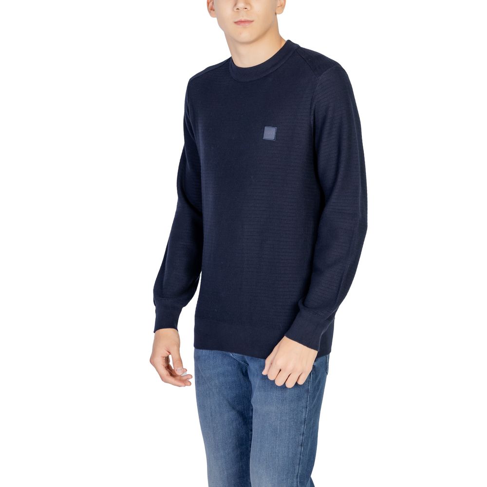 Hugo Boss Cotton Sweatshirt in Blue